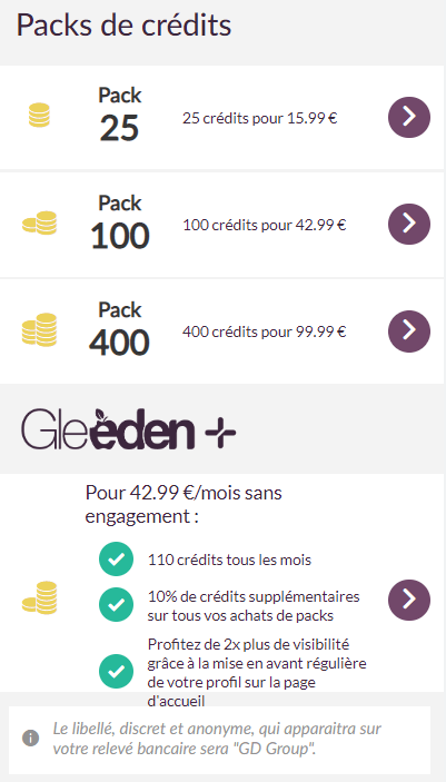 abonnement gleeden